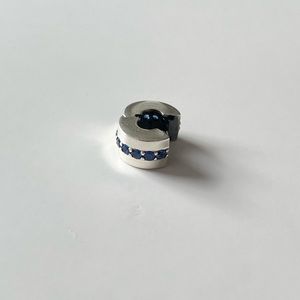 💙 Pandora Blue Sparkle Clip Charm